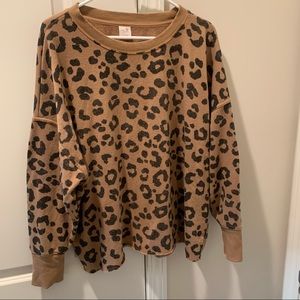 Soft and Cute Cheetah Print Sweater!
